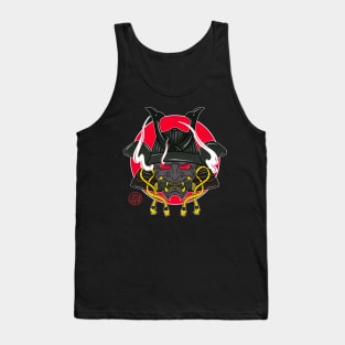 Hannya and samurai helmet Tank Top